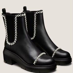 Stuart Weitzman Norah Demi Pearl lug Boots